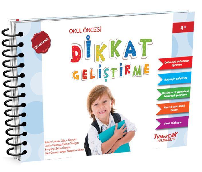 Dikkat Geliştirme 4 Yaş Kitabı