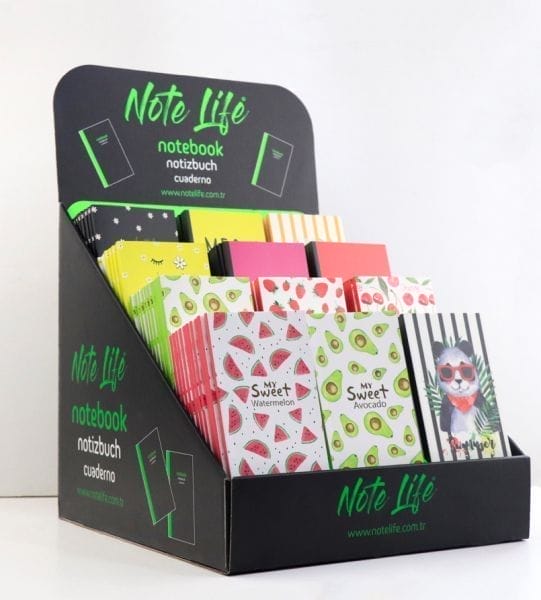 Notelife 10*16 Notizbuchständer aus Karton (120 Stück)