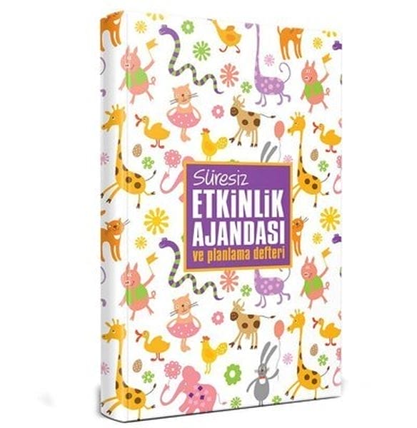 Undatierter Eventplaner und Planungsnotizbuch – Niedliche Tiere