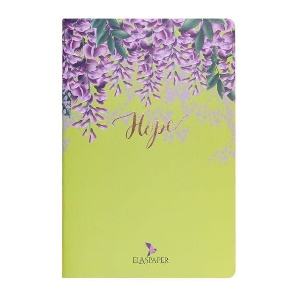 Purple Wisteria Hoper Notebook