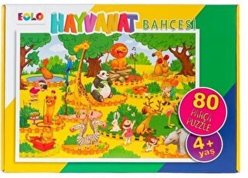 Puzzleya Erdê - Puzzleya 80 Parçeyî - Baxçeyê Heywanan
