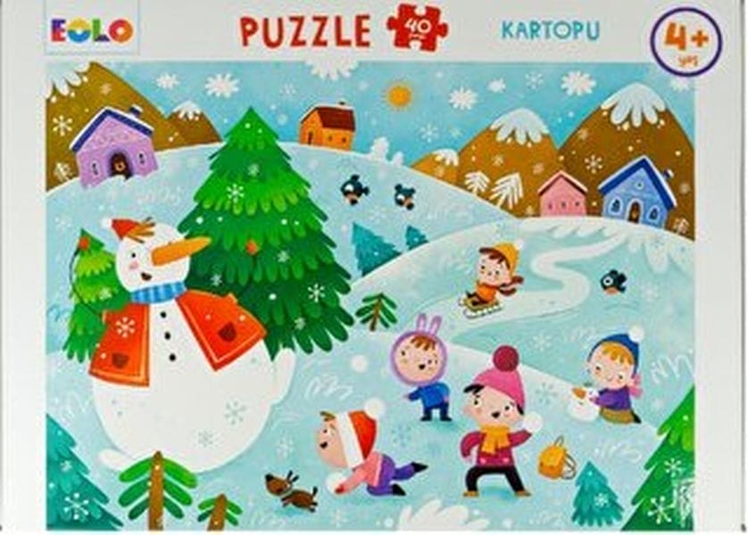 Puzzle Erdê - Puzzle 40 Parçe - Topê Berfê