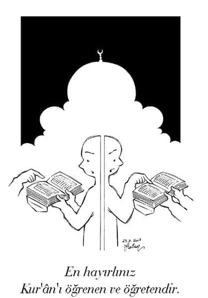 40 Hadithe, 40 Illustrationen, 6 x 4 cm