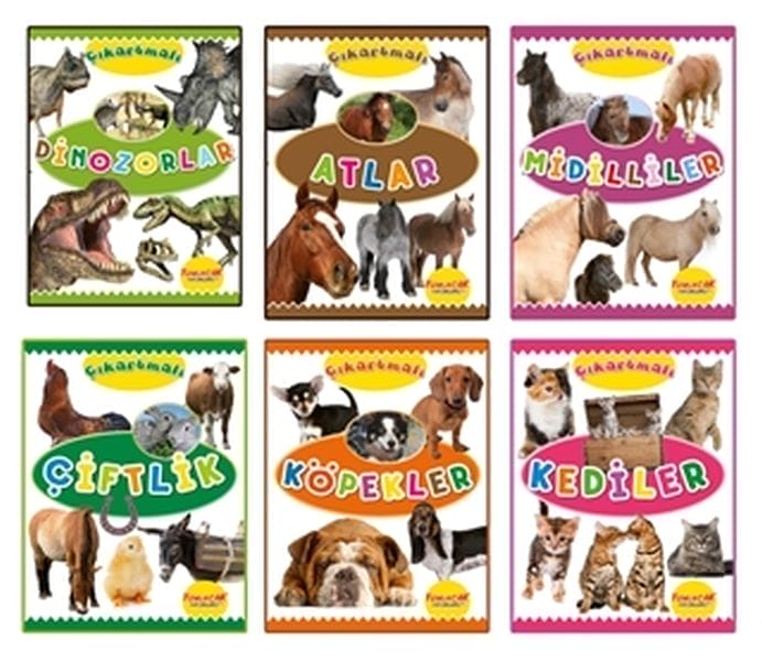 Sticker-Tier-Serie (6-Bücher-Set)