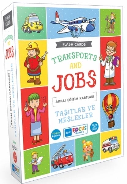 Blue Focus Fahrzeuge und Berufe – Intelligente Lernkarten