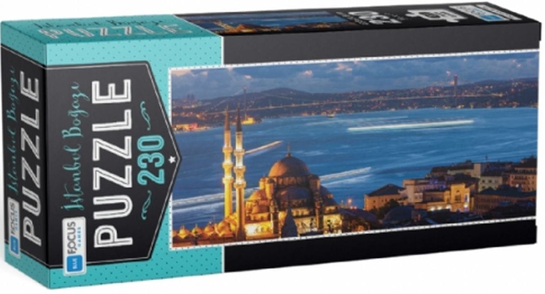 Blue Focus Istanbul Bosporus - Puzzle mit 230 Teilen