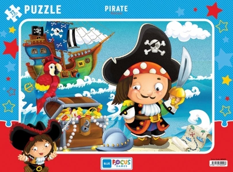 Blue Focus Pirate – 72-Piraten-Puzzle