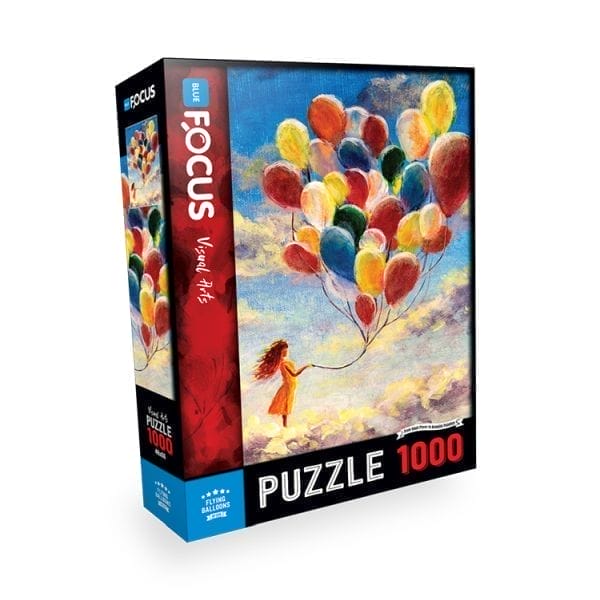 Balonên Firîner ên Fokusa Şîn - Puzzle 1000 Parçe