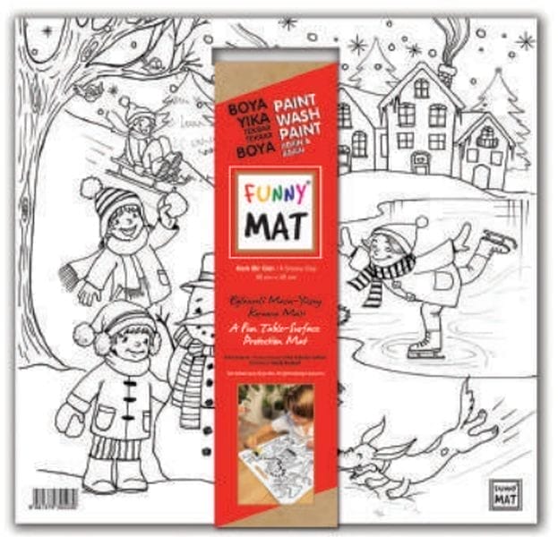 Xalîçeya Pêkenok - Rojek Berfî 40x40cm