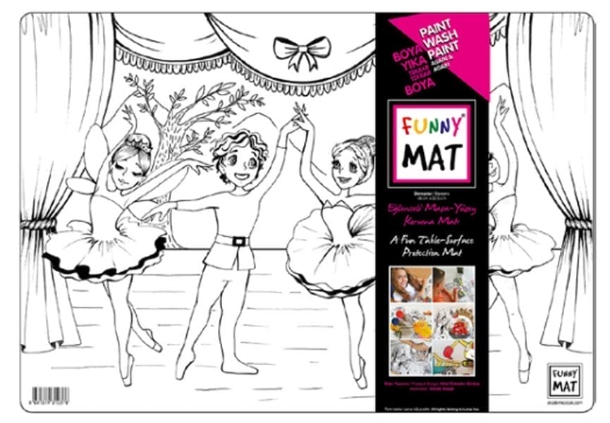 Lustige Matte – Tänzer – 33,5 x 48 cm