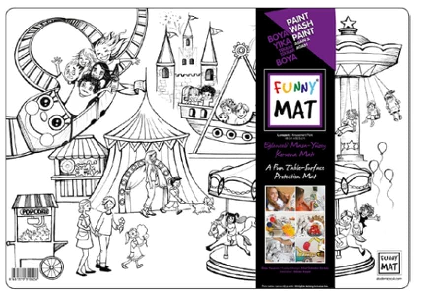 Lustige Fußmatte – Vergnügungspark – 33,5 x 48 cm