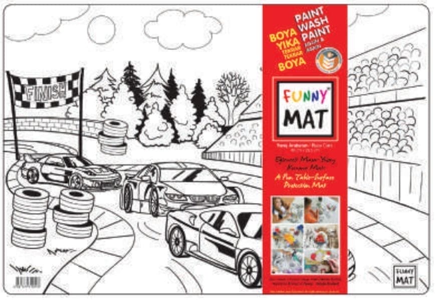 Maça Pêkenok - Otomobîlên Pêşbirkê 33.5x48cm