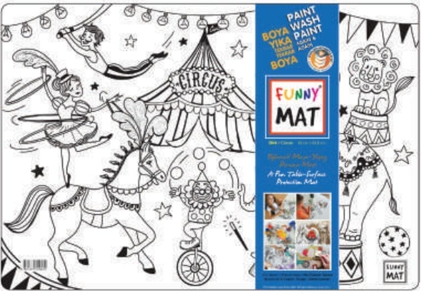 Lustige Matte – Zirkus 33,5 x 48 cm