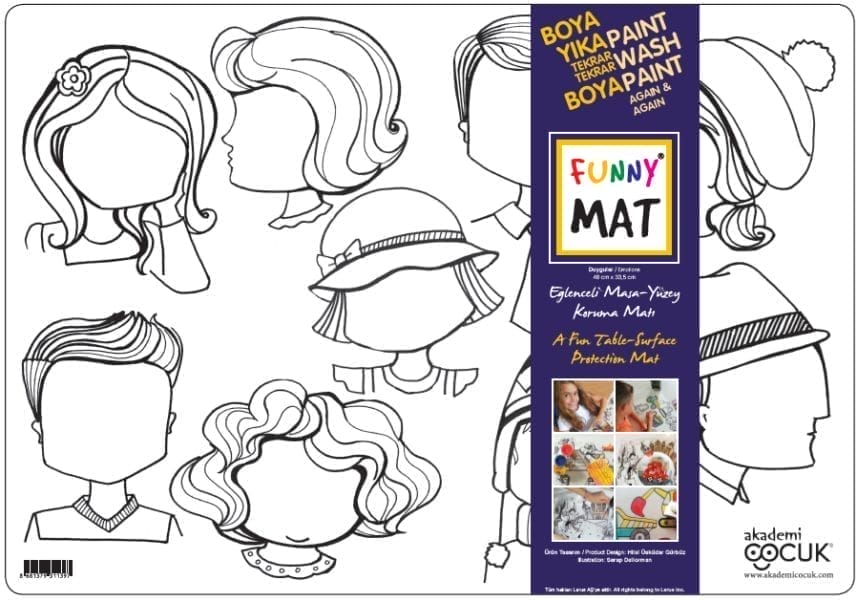 Funny Mat - Duygular - Küçük 33,5x48cm