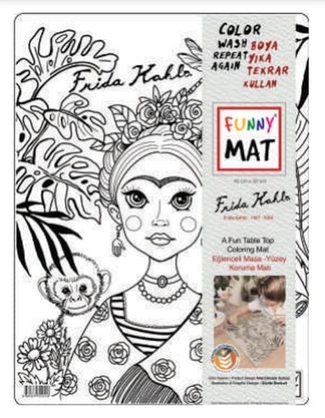 Lustige Matte – Frida Kahlo 30 x 40 cm