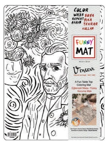 Funny Mat - Vıncent Van Gogh 30 X 40 Cm