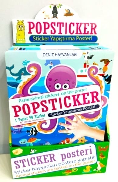 Popsticker – Sticker-Poster – Ständer
