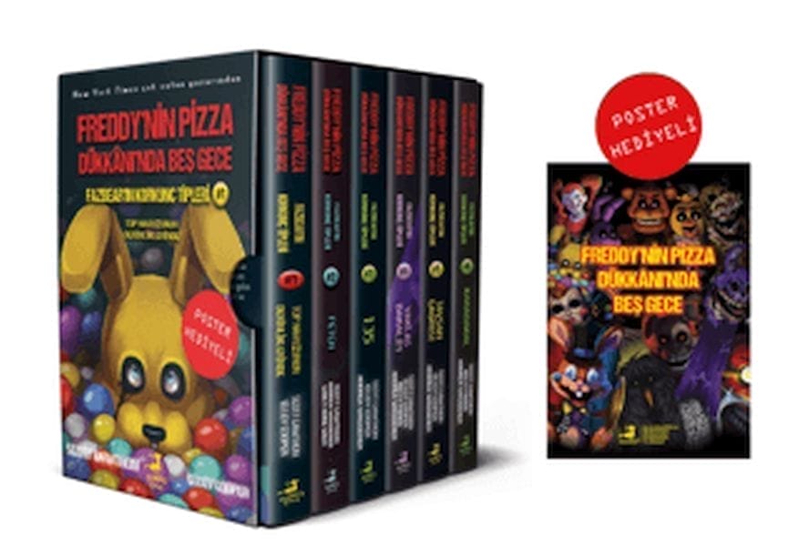Fazbear’ın Korkunç Tipleri Serisi 6 Kitap - Poster Hediyeli
