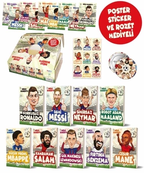 Legendäre Fußballspieler – Boxset (9 Bücher)
