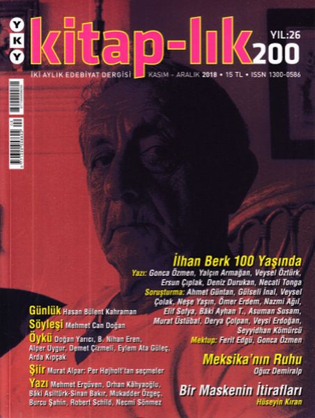 Kitap-lık Sayı:200 / Kasım - Aralık 2018