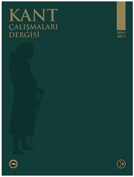 Kant Çalışmaları Dergisi Sayı: 3 - 2024