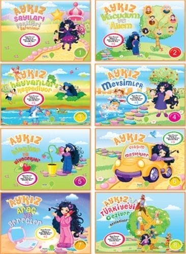 Aykız - Okul Öncesi Dikkat ve Zeka Geliştirme Etkinlik Seti +5