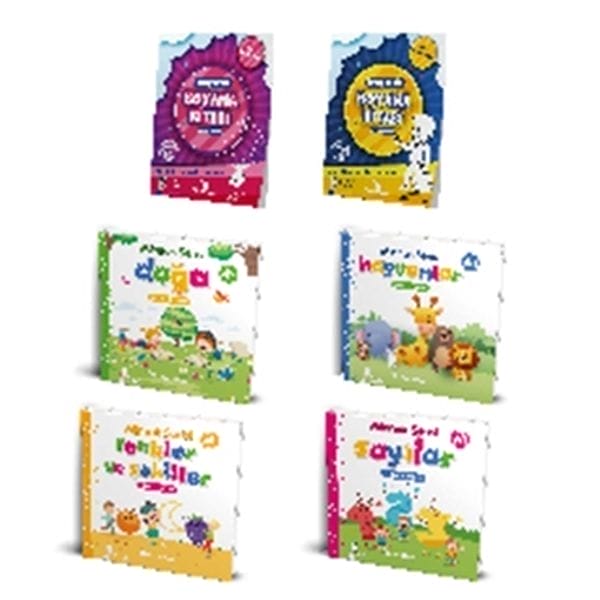 Babybuch-Set für 0-3-Jährige (6 Bücher)