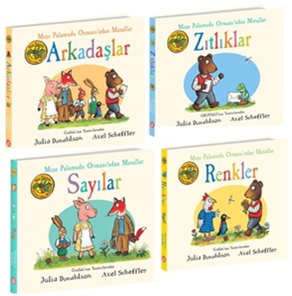 Meşe Palamudu Ormanından Masallar İlk Kitaplarım Seti (4 Kitap Takım)