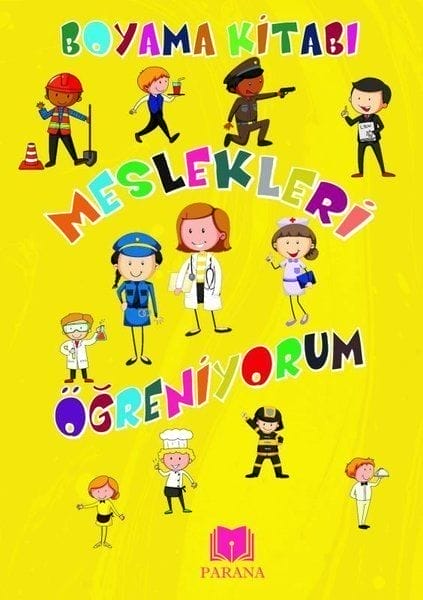 Malbuch zum Thema Berufe