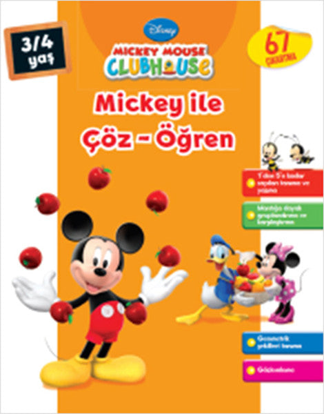 Mickey ile Çöz Öğren (3-4 Yaş)