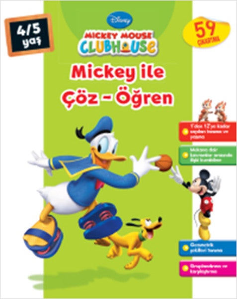 Mickey ile Çöz Öğren (4-5 Yaş)