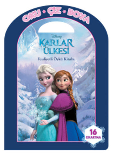 Disney Oku Çiz Boya Karlar Ülkesi / Faaliyetli Öykü Kitabı