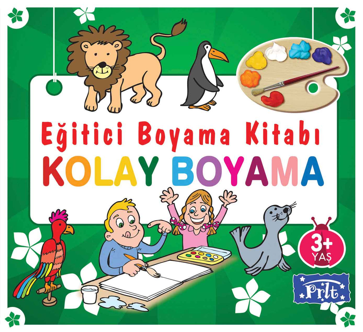 Eğitici Boyama Kitabı - Kolay Boyama