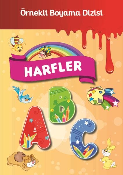 Ausmalbilder - Buchstaben