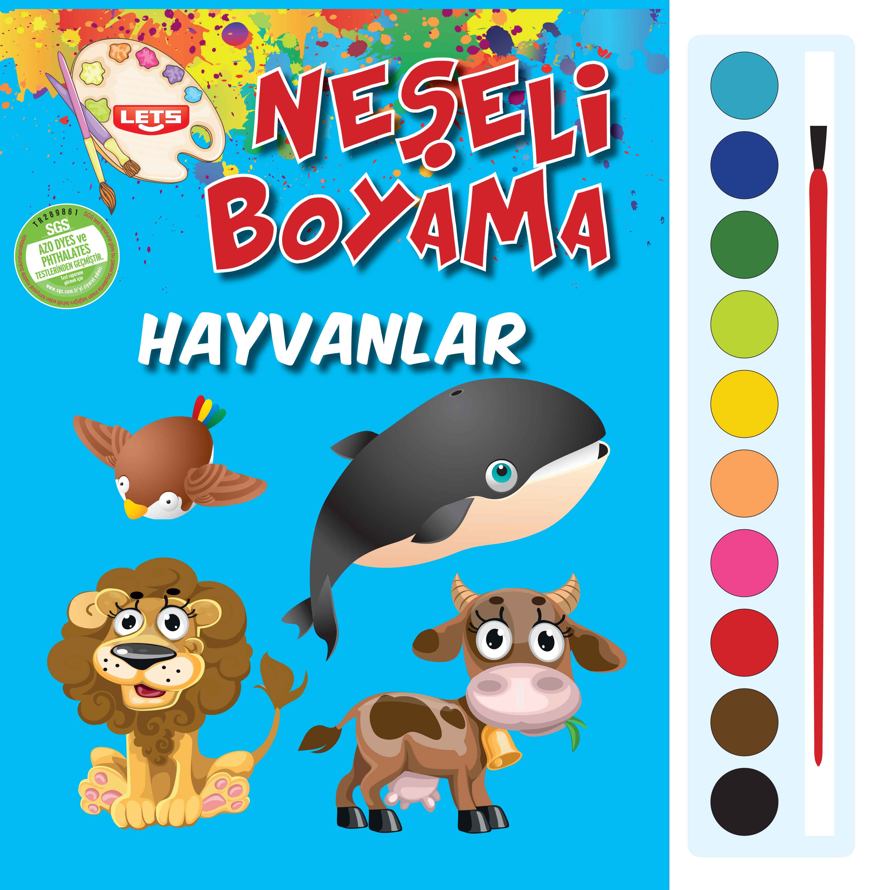 Neşeli Boyama - Hayvanlar