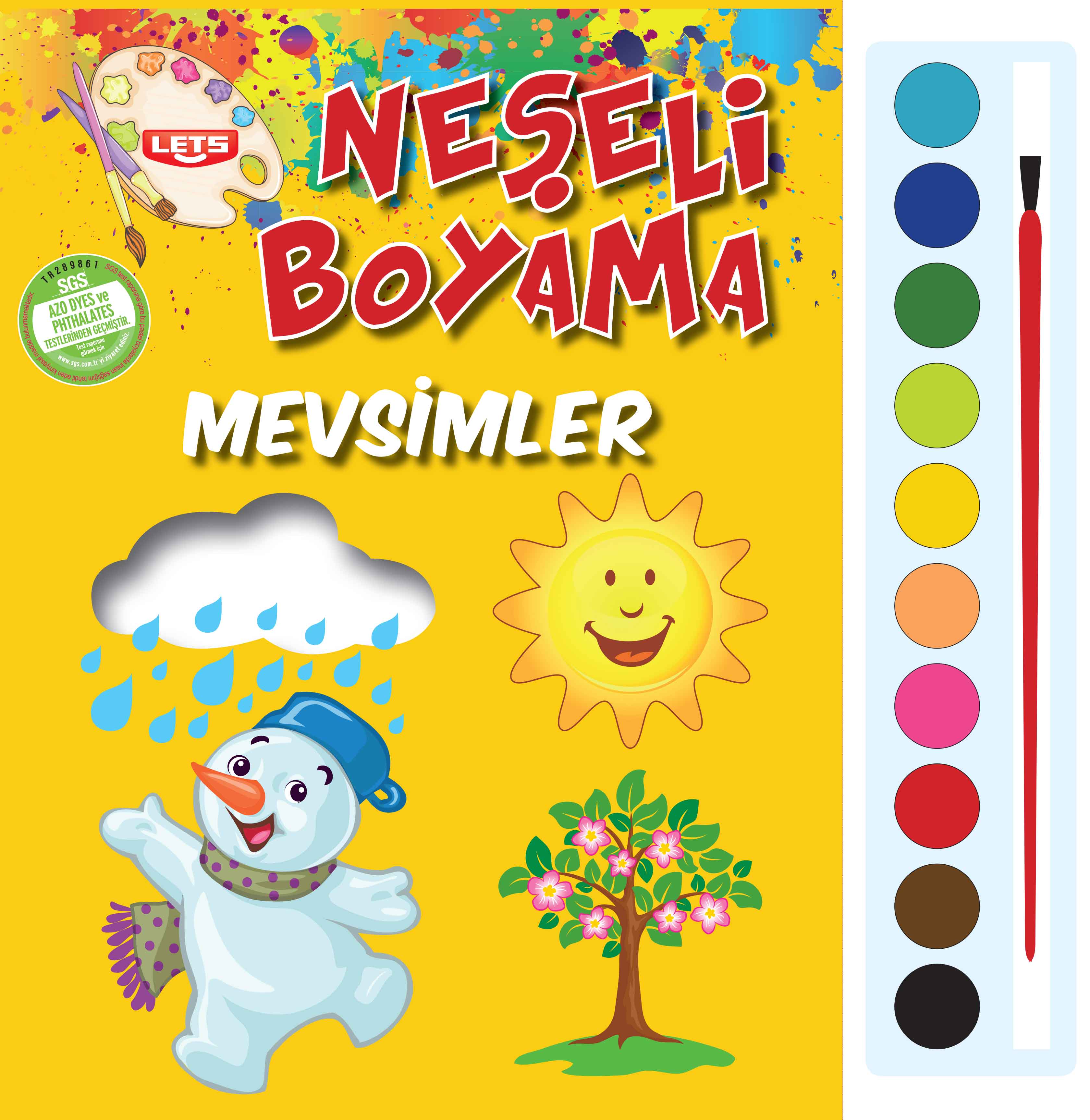 Neşeli Boyama - Mevsimler