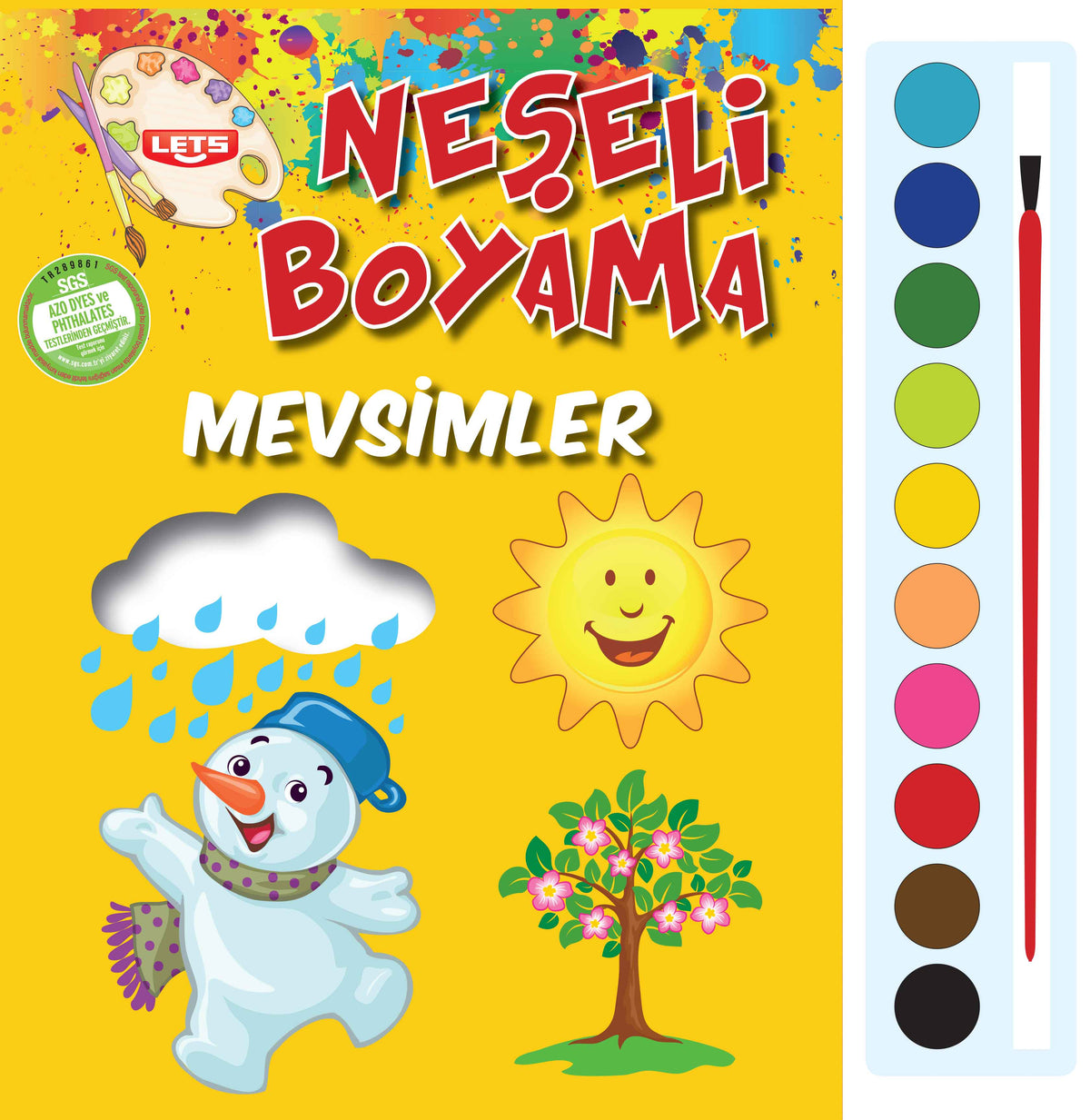 Neşeli Boyama - Mevsimler