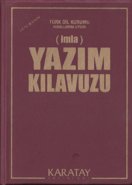Yazım Kılavuzu (İmla) - (Plastik Kapak)