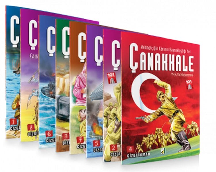 Çanakkale: Der Ort, wo das Blut türkischer Soldaten zum Symbol der Flagge wurde – 8-teiliges Buchset