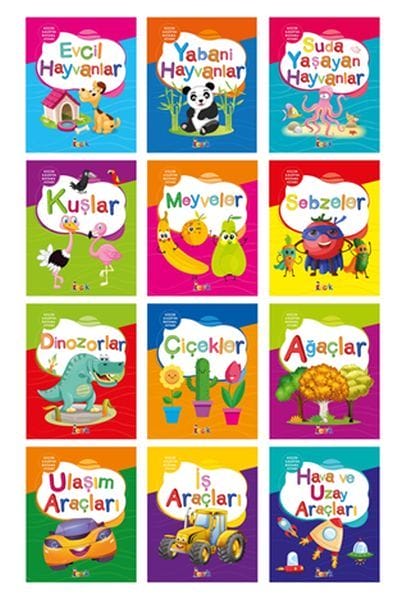 Malbuch für kleine Entdecker (12-teiliges Set)