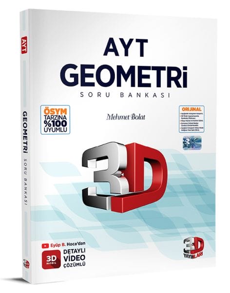3D Publications AYT Geometrie: Vollständiger Fragenkatalog mit Videolösungen