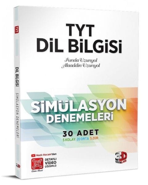 3D Publications TYT Grammatiksimulation: 30 Übungstests mit Lösungen