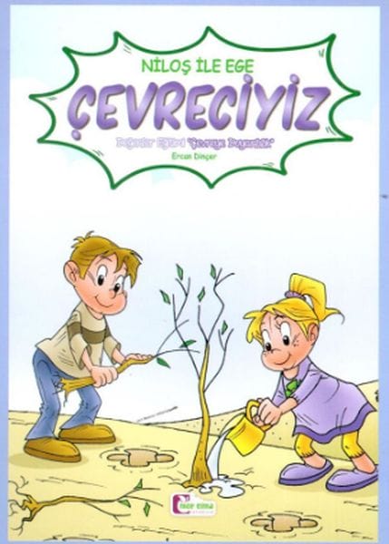 Nilosh und Ege – Wir sind Umweltschützer, 35 x 50 g gestrichenes Papier – Farbgeschichte