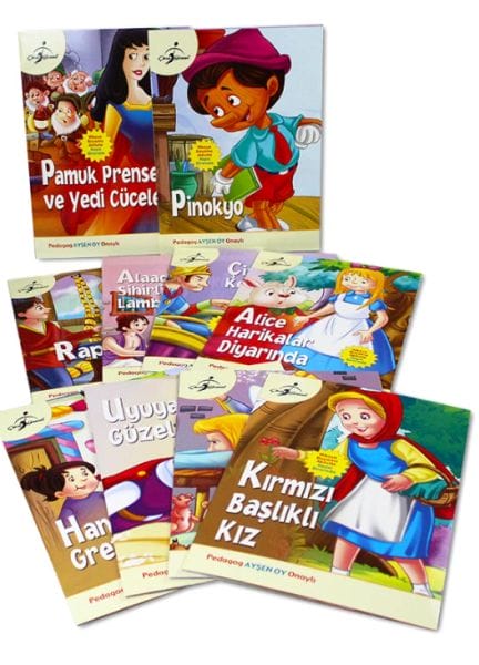 Geschichtenbasierte, Malbuch- und Aktivitätsreihe zu Weltmärchen – 10 Bücher