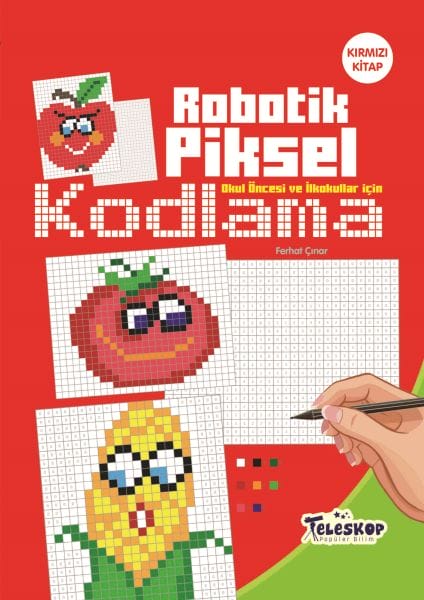 Robotik Pixelcodierung Rotes Buch