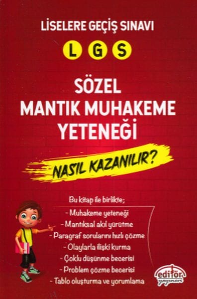 Editör LGS Sözel Mantık Muhakeme Yeteneği Nasıl Kazanılır (Yeni)