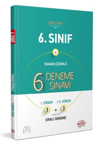 Ezmûnên Pratîkê yên Pola 6emîn a Edîtorê (3+3) bi Çareseriyên Temam (NÛ)