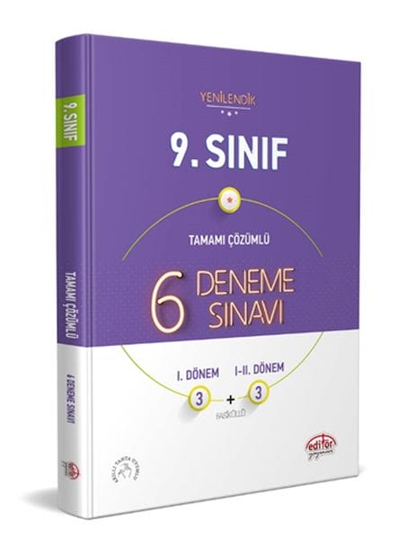 Weşanxaneya Edîtorê Ezmûnên Pratîkê yên Pola 9an a 6an (3+3) bi Çareseriyên Temam