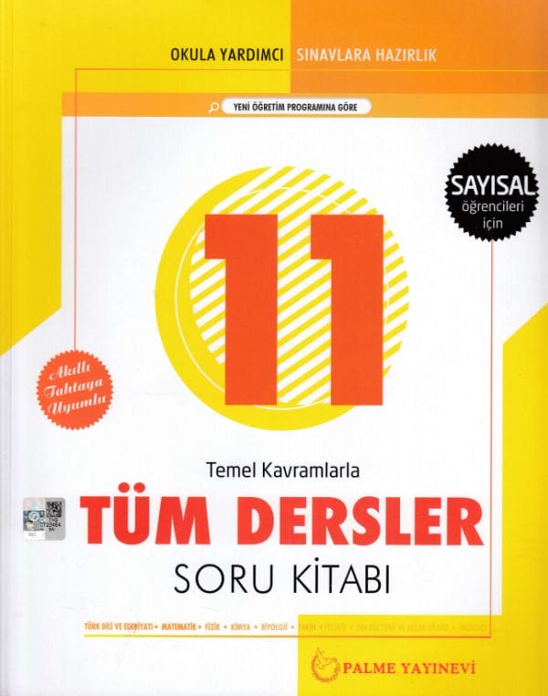 Palme 11. Sınıf Sayısal Tüm Dersler Soru Bankası (Yeni)