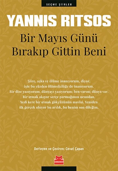 Bir Mayıs Günü Bırakıp Gittin Beni